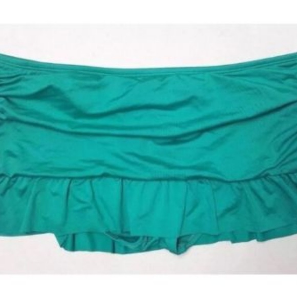 NWT Emerald green Apt. 9 Swim skirt - Picture 3 of 4